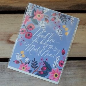 NWT! Rifle Paper Co. Thank You MOH Card